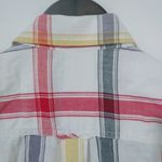 Rough Rider  M Western Cowgirl Cotton Primary Colored Plaid Sleeveless Top Photo 7