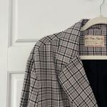 Free People NEW  Cali Plaid Blazer Dust Combo Photo 10