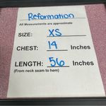 Reformation  Size XS Navy Blue Kai Cut Out Tie Front Long Wrap Dress Photo 12