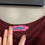 Edikted  Burgundy Mini Skirt Photo 1