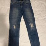 Lucky Brand  Blue Distressed Denium 0/25 Women’s Lolita Crop Blue Photo 0