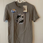 Adidas NWT NHL Eichel All Star 2018 Charcoal Tee Small Photo 0