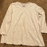 Motherhood Oh baby by  maternity white 3/4 sleeve shirt size Small Photo 0