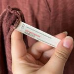 FP Beach Free People Maroon 2 Toned Cocoon Cowl Neck Pullover Blouse OS Preppy Photo 6