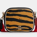 Coach Mini Dempsey Camera Bag With Tiger Print C6953 Photo 0