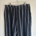 Disturbia Clandestine Goth Striped Linen Culottes Size 16 NWT Black Photo 6