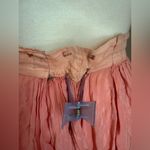 Handmade Pink Accordion Silk Flowy Maxi Skirt Size L Photo 7