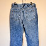 Good American Blue Distressed Straight Leg Jeans Womens 30 High Rise Casual Fall Photo 6