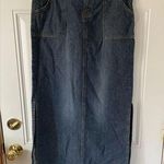 American Vintage Vintage Union Bay Denim Maxi Skirt 90s Photo 0