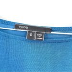 Vince Drop Shoulder Long Sleeve Blue Shirt Photo 6