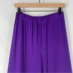 Persona by Marina Rinaldi Ultra Violet Stretch Jersey Knit Wide Leg Pull On Pant Purple Size XL Photo 2