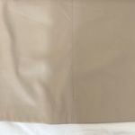 ZARA  Women’s Cream Faux Leather Dress Padded Shoulders Size S Photo 10