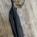 Lou Taylor Vintage Ruched Crossbody Bag Black & Gold Photo 7