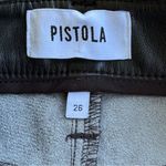 Pistola  Faux Leather Black Women’s Jeans Size 26 Photo 4