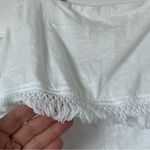 J.Crew  white cotton tank top size medium Photo 4