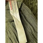 Free People NWT One Adella Crochet Crossover Cami Tank - Army Green / Size Small Photo 3