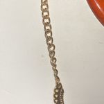 NWT Golden Layered Bib Necklace with Red & Black Beaded Accents Red Photo 7