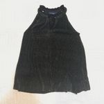 Rachel Roy small metallic shimmer pleated sleeveless keyhole top TS Black Photo 11