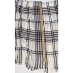 American Eagle Outfitters Scarf Black White Plaid Oversized Acrylic Scarf NWT Photo 9