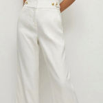 Veronica Beard  Aubrie Linen Blend Cropped Pants Photo 0