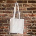 Mate the Label New NWT  Beige Organic Cotton Mauve Give A Damn Tote Bag Women's Photo 3