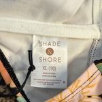 Shade & Shore Women's Halter Keyhole Bandeau One Piece Swimsuit Multi Floral XL Photo 7