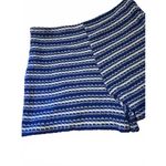 ZARA Knit Blue and White Striped Women's Skort Sz M Photo 7
