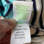 Lilly Pulitzer Lily Pulitzer Maria Boatneck Everglades Striped Teal & White Women's Sweater Photo 6