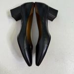 Aquatalia Black Leather Block Heel Pumps | Size 8.5 | Made in Italy Photo 1