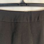 Midnight Velvet Black Back Zip Aline Knee Length Basic Staple Skirt Size 10 Photo 2