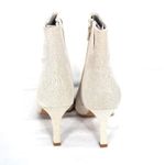 Lisa Vicky Women's Art Pointed Toe Bootie Size 9 NIB Champagne Glitz Photo 3