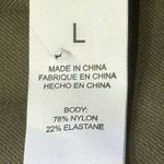 NWT Athleisure Fitness Bodysuit Backless One Piece Yoga Jumpsuit Green Size L Photo 5