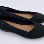 Toms Julie Ballet Flats Black Perforated Suede Women's Size 7.5 Style 10015151 Photo 2