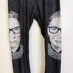 Yoga Democracy RGB Ruth Bader Ginsberg Leggings Womens Small Black Gym Stretch Photo 3