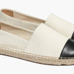 J.Crew  Canvas cap-toe slip-on espadrilles beige slip on loafer flat canvas 6.5 Photo 0