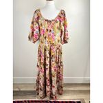 Apiece Apart Tilton Tiered Maxi Dress Wildflowers Cream Multicolor Boho Floral Photo 1