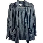 Knox Rose  Women's Black Distressed Cardigan Photo 0