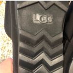 UGG  Maxi Graphic Slide Platform Black Slippers Size 8 Photo 3