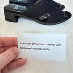 Eileen Fisher Naja Black Stretch Block Heel Open Toe Sandal Brand New Size 9 Photo 8