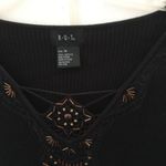 FINAL MARKDOWN Ladies rqt cap sleeve knit top (M) Black Size M Photo 4