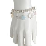 Luna Norte Silver Boho Chic Multi Stone Charms Bracelet Photo 0