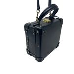 Globe Trotter The Centenary London Square Bag Black & Gold Photo 4