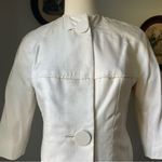 VINTAGE 1960s ecru silk suit Photo 4