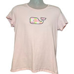 Vineyard Vines Women's Large Whale Graphic Crewneck Short Sleeve Tee Shirt Pink Photo 0