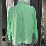 Universal Threads  Linen Blend Long Sleeve Boxy
Cropped Button-Down Shirt Size 1X Photo 2