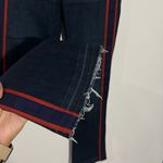 Veronica Beard New Carolyn Baby Boot JeanSide Stripe Hi Rise Midnight Wash 24 Photo 3