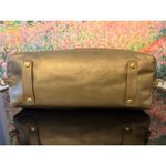 Coach GUC  F15447 Ashley Satchel in Olive/Bronze Leather Photo 3