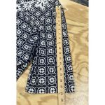 Woman Within Tunic Top Women’s 1X 22/24 Black White Embroidered Boho Cottagecore Photo 12