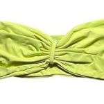 NWT Toast Swim Women's Signature Cinch Bandeau Bikini Top Daiquiri Size XL Green Photo 0