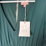 Show Me Your Mumu  Emily Empire Maxi‎ Dress in Emerald Chiffon Size Medium NWT Photo 4